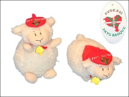 peluche mouton basque