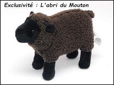 mouton noir peluche