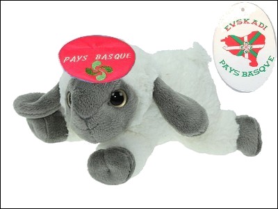 Kereda Porte-cl/és en peluche en forme de lapin Gris gris clair - KED-CAB009303